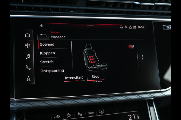 Audi Q8 60 TFSI e quattro Pro Line S Competition | Panoramadak | Stoelmassage + Ventilatie | 360 Camera | B&O | Adaptive Cruise | Luchtvering | Ambiance Interieur | Stoelverwarming V+A | Memory Seat | Trekhaak |