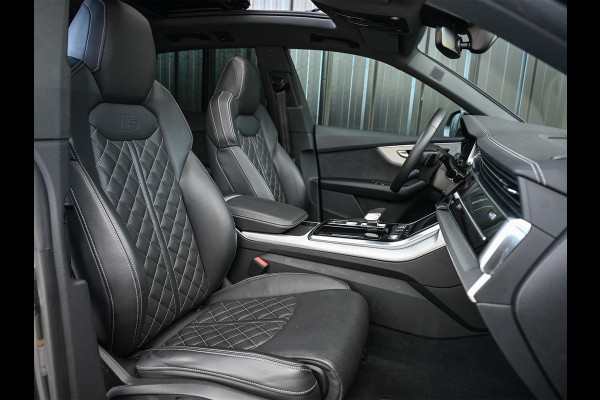 Audi Q8 60 TFSI e quattro Pro Line S Competition | Panoramadak | Stoelmassage + Ventilatie | 360 Camera | B&O | Adaptive Cruise | Luchtvering | Ambiance Interieur | Stoelverwarming V+A | Memory Seat | Trekhaak |