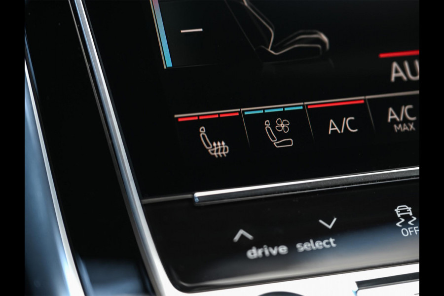 Audi Q8 60 TFSI e quattro Pro Line S Competition | Panoramadak | Stoelmassage + Ventilatie | 360 Camera | B&O | Adaptive Cruise | Luchtvering | Ambiance Interieur | Stoelverwarming V+A | Memory Seat | Trekhaak |
