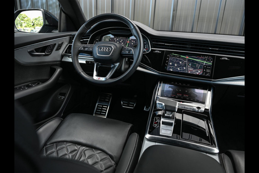Audi Q8 60 TFSI e quattro Pro Line S Competition | Panoramadak | Stoelmassage + Ventilatie | 360 Camera | B&O | Adaptive Cruise | Luchtvering | Ambiance Interieur | Stoelverwarming V+A | Memory Seat | Trekhaak |