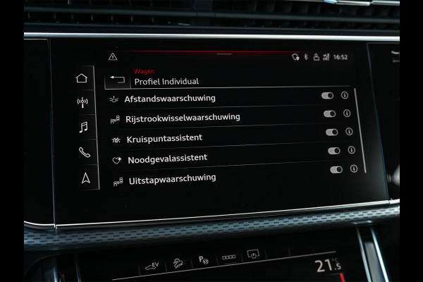 Audi Q8 60 TFSI e quattro Pro Line S Competition | Panoramadak | Stoelmassage + Ventilatie | 360 Camera | B&O | Adaptive Cruise | Luchtvering | Ambiance Interieur | Stoelverwarming V+A | Memory Seat | Trekhaak |