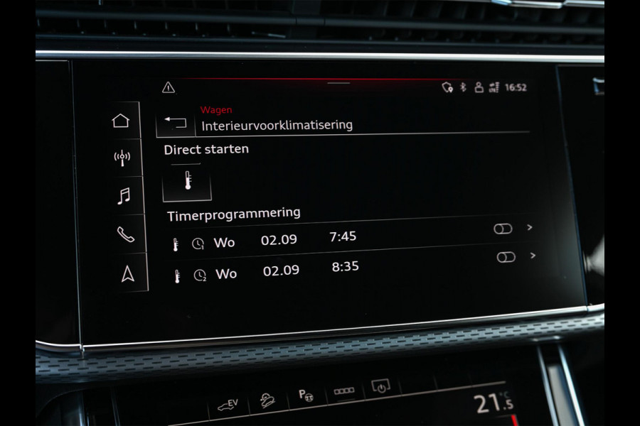 Audi Q8 60 TFSI e quattro Pro Line S Competition | Panoramadak | Stoelmassage + Ventilatie | 360 Camera | B&O | Adaptive Cruise | Luchtvering | Ambiance Interieur | Stoelverwarming V+A | Memory Seat | Trekhaak |
