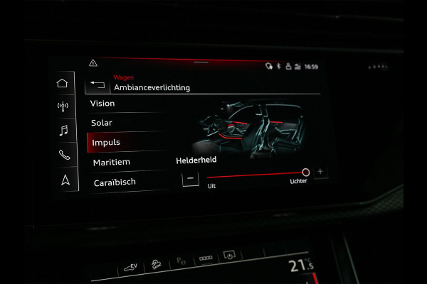Audi Q8 60 TFSI e quattro Pro Line S Competition | Panoramadak | Stoelmassage + Ventilatie | 360 Camera | B&O | Adaptive Cruise | Luchtvering | Ambiance Interieur | Stoelverwarming V+A | Memory Seat | Trekhaak |