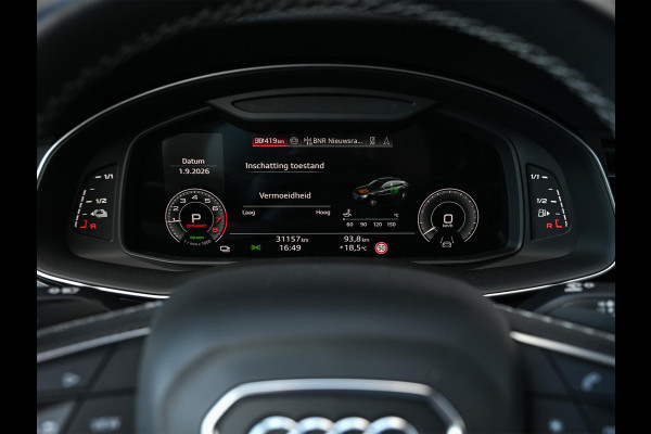 Audi Q8 60 TFSI e quattro Pro Line S Competition | Panoramadak | Stoelmassage + Ventilatie | 360 Camera | B&O | Adaptive Cruise | Luchtvering | Ambiance Interieur | Stoelverwarming V+A | Memory Seat | Trekhaak |