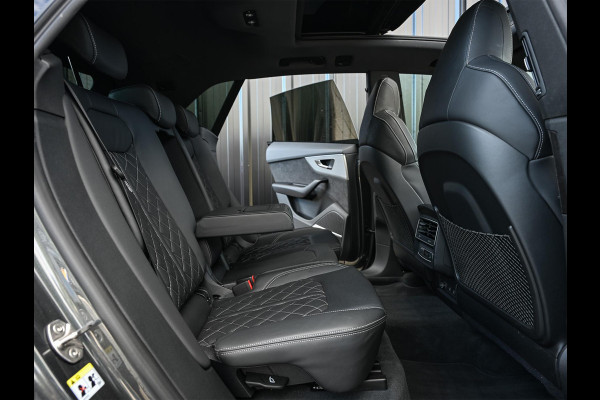 Audi Q8 60 TFSI e quattro Pro Line S Competition | Panoramadak | Stoelmassage + Ventilatie | 360 Camera | B&O | Adaptive Cruise | Luchtvering | Ambiance Interieur | Stoelverwarming V+A | Memory Seat | Trekhaak |