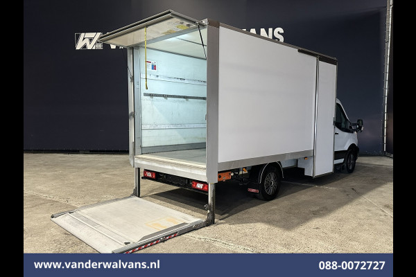 Ford Transit 2.0 TDCI 131pk Bakwagen Laadklep Zijdeur Euro6 Airco | Navigatie | Camera | Apple Carplay Android Auto, Cruisecontrol, Stoelverwarming