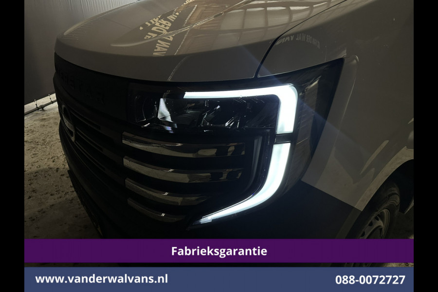 Nissan Interstar 2.3 dCi 131pk L2H2 Fabrieksgarantie Euro6 Airco | LED | Apple Carplay | Cruisecontrol | Android Auto Parkeersensoren, Bijrijdersbank, 2500kg trekvermogen