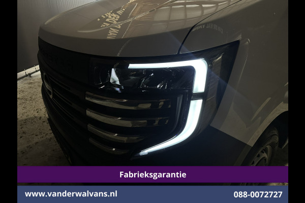 Nissan Interstar 2.3 dCi 131pk L2H2 Fabrieksgarantie Euro6 Airco | LED | Apple Carplay | Cruisecontrol | Android Auto Parkeersensoren, Bijrijdersbank, 2500kg trekvermogen
