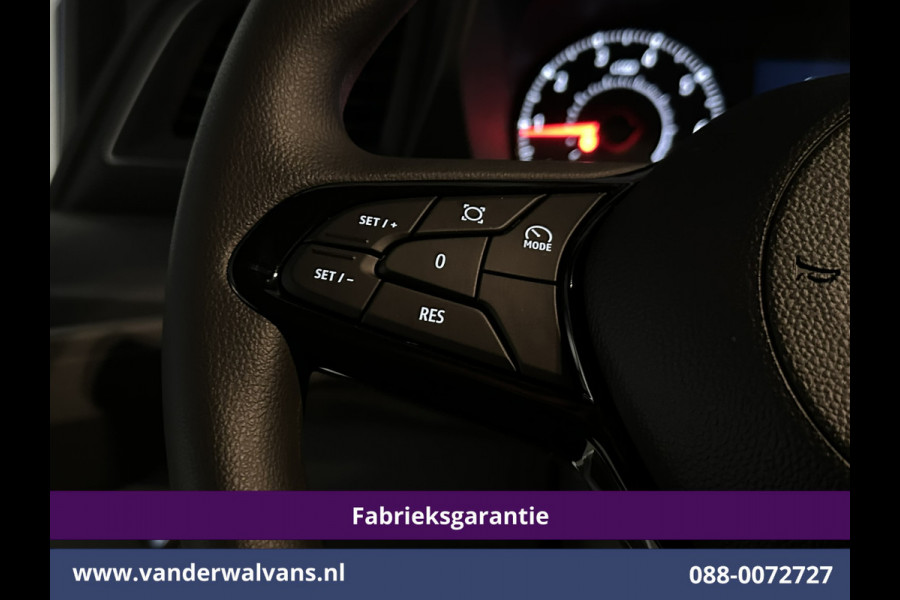 Nissan Interstar 2.3 dCi 131pk L2H2 Fabrieksgarantie Euro6 Airco | LED | Apple Carplay | Cruisecontrol | Android Auto Parkeersensoren, Bijrijdersbank, 2500kg trekvermogen