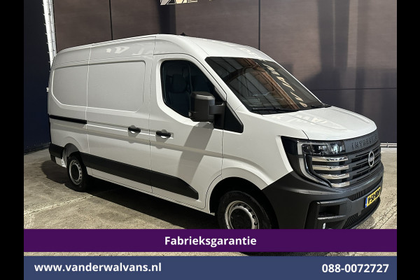Nissan Interstar 2.3 dCi 131pk L2H2 Fabrieksgarantie Euro6 Airco | LED | Apple Carplay | Cruisecontrol | Android Auto Parkeersensoren, Bijrijdersbank, 2500kg trekvermogen