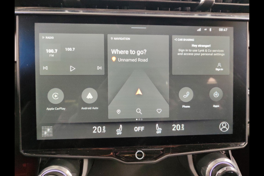Lynk & Co 01 1.5 PHEV 262PK Adapt.Cruise Zwarte Hemel 360° Cam Carplay Plug-in Stoelverw Vol opties!