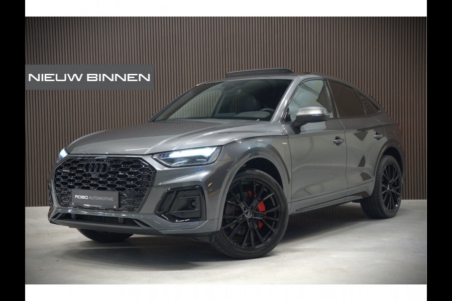 Audi Q5 Sportback 50 TFSI e S edition Competition S-Line | Panoramadak | Stoelverwarming | Camera | Elektrische Stoelen | Keyless | Navigatie | Trekhaak | Cruise Control | Ambiance Verlichting | Parkeersensoren