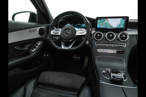 Mercedes-Benz C-Klasse 300 e Business Solution AMG Limited Night-Pack (Plug-in) {SoH-94%} (INCL-BTW) Aut. *PANO | LEATHER-MICROFIBRE | MULTIBEAM-LED | TOPVIEW | DIGI-COCKPIT | BLINDSPOT | HEATED-SPORTSEATS | SHIFTPADDLES | NAVI-FULLAMP | PRIVACY-GLASS | PDC | CRUISE | TOWBAR | 18"