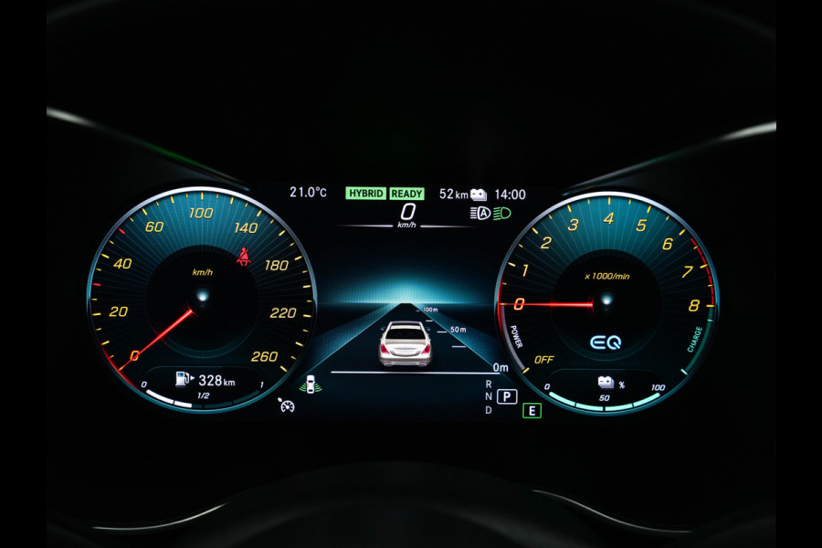 Mercedes-Benz C-Klasse 300 e Business Solution AMG Limited Night-Pack (Plug-in) {SoH-94%} (INCL-BTW) Aut. *PANO | LEATHER-MICROFIBRE | MULTIBEAM-LED | TOPVIEW | DIGI-COCKPIT | BLINDSPOT | HEATED-SPORTSEATS | SHIFTPADDLES | NAVI-FULLAMP | PRIVACY-GLASS | PDC | CRUISE | TOWBAR | 18"