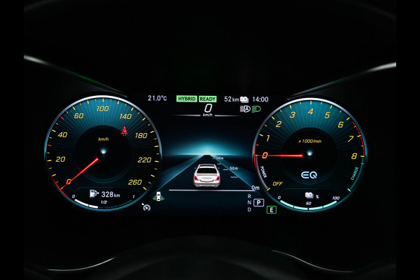 Mercedes-Benz C-Klasse 300 e Business Solution AMG Limited Night-Pack (Plug-in) {SoH-94%} (INCL-BTW) Aut. *PANO | LEATHER-MICROFIBRE | MULTIBEAM-LED | TOPVIEW | DIGI-COCKPIT | BLINDSPOT | HEATED-SPORTSEATS | SHIFTPADDLES | NAVI-FULLAMP | PRIVACY-GLASS | PDC | CRUISE | TOWBAR | 18"