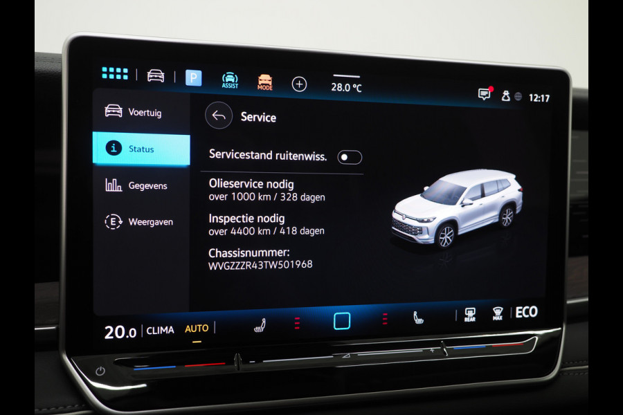 Volkswagen Tayron 1.5 eHybrid Elegance 272PK | Leder/Alcantara | Trekhaak | Massage | 360 | Keyless | Adaptive Cruise | Sfeerlicht | Matrix