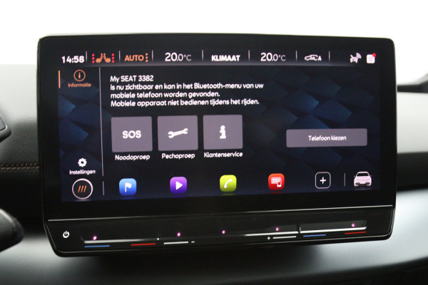 CUPRA Born 204 PK Adrenaline One 62 kWh, SOH 93 %, Panoramadak, Stoelverwarming, Carplay, Adap. Cruise Control