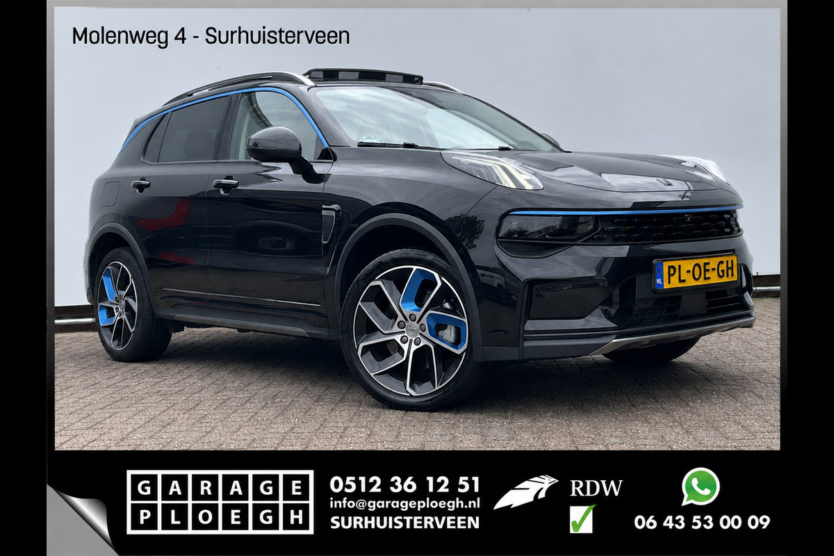 Lynk & Co 01 1.5 PHEV 262PK Adapt.Cruise 360° Cam Carplay Black Plug-in Stoelverw Vol opties!