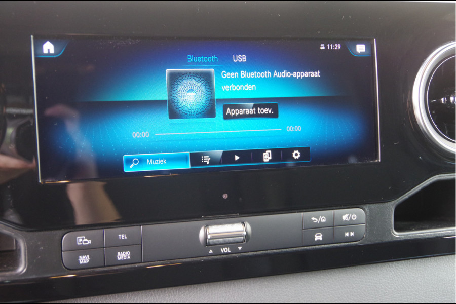 Mercedes-Benz Sprinter 319 3.0 CDI V6 L2H1 3-ZITS, AUT. LED, LEDER, 360 CAMERA, ADAPT. CRUISE, STOELVERWARMING, 10'' MBUX, STANDKACHEL, CLIMA, TREKHAAK