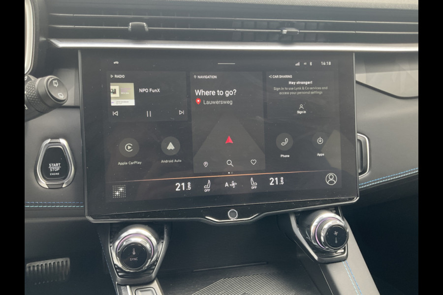 Lynk & Co 01 1.5 262pk PHEV Zwarte Hemel 360°Cam Stoelverw. Pano.dak Plug-in