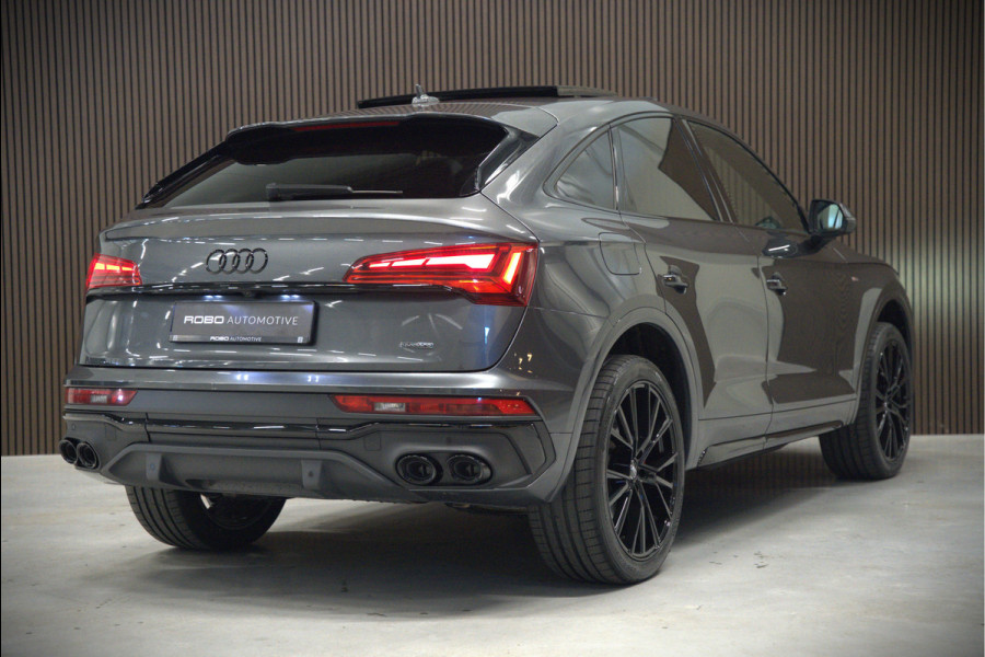 Audi Q5 Sportback 50 TFSI e S edition Competition S-Line | Panoramadak | Stoelverwarming | Camera | Elektrische Stoelen | Keyless | Navigatie | Trekhaak | Cruise Control | Ambiance Verlichting | Parkeersensoren