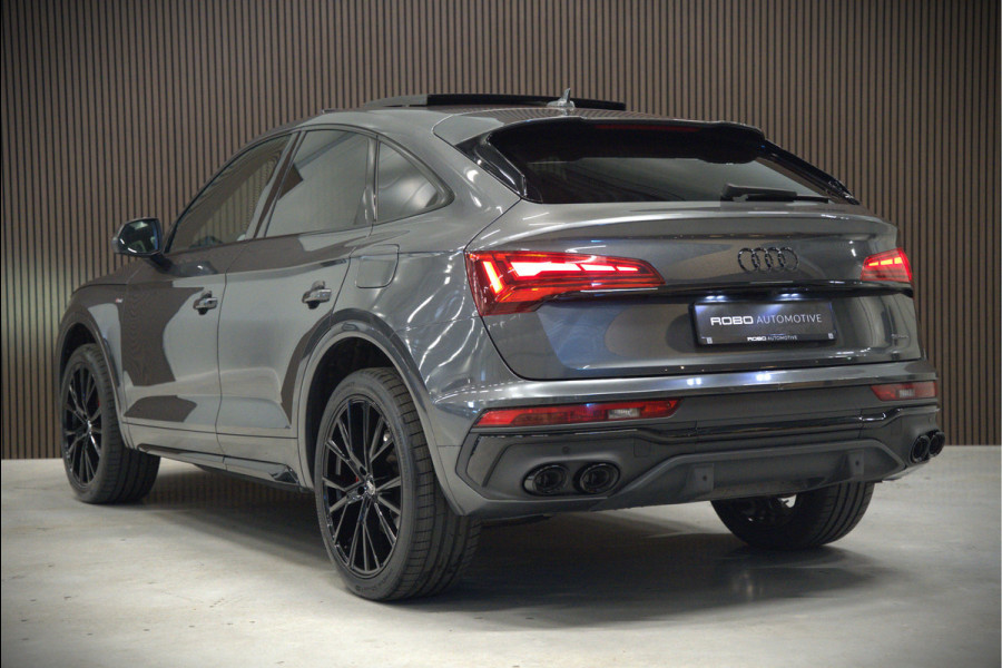 Audi Q5 Sportback 50 TFSI e S edition Competition S-Line | Panoramadak | Stoelverwarming | Camera | Elektrische Stoelen | Keyless | Navigatie | Trekhaak | Cruise Control | Ambiance Verlichting | Parkeersensoren
