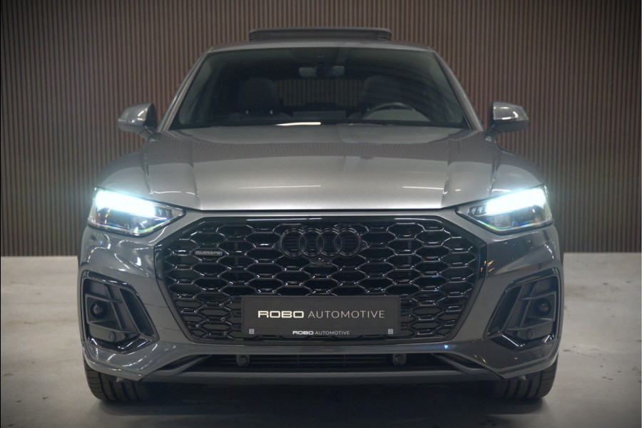 Audi Q5 Sportback 50 TFSI e S edition Competition S-Line | Panoramadak | Stoelverwarming | Camera | Elektrische Stoelen | Keyless | Navigatie | Trekhaak | Cruise Control | Ambiance Verlichting | Parkeersensoren