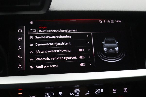Audi A3 Sportback 45 TFSI e 245 PK S-Line edition Competition PHEV, Panoramadak, Adap. Cruise Control, Head-Up, Stoelverwarming