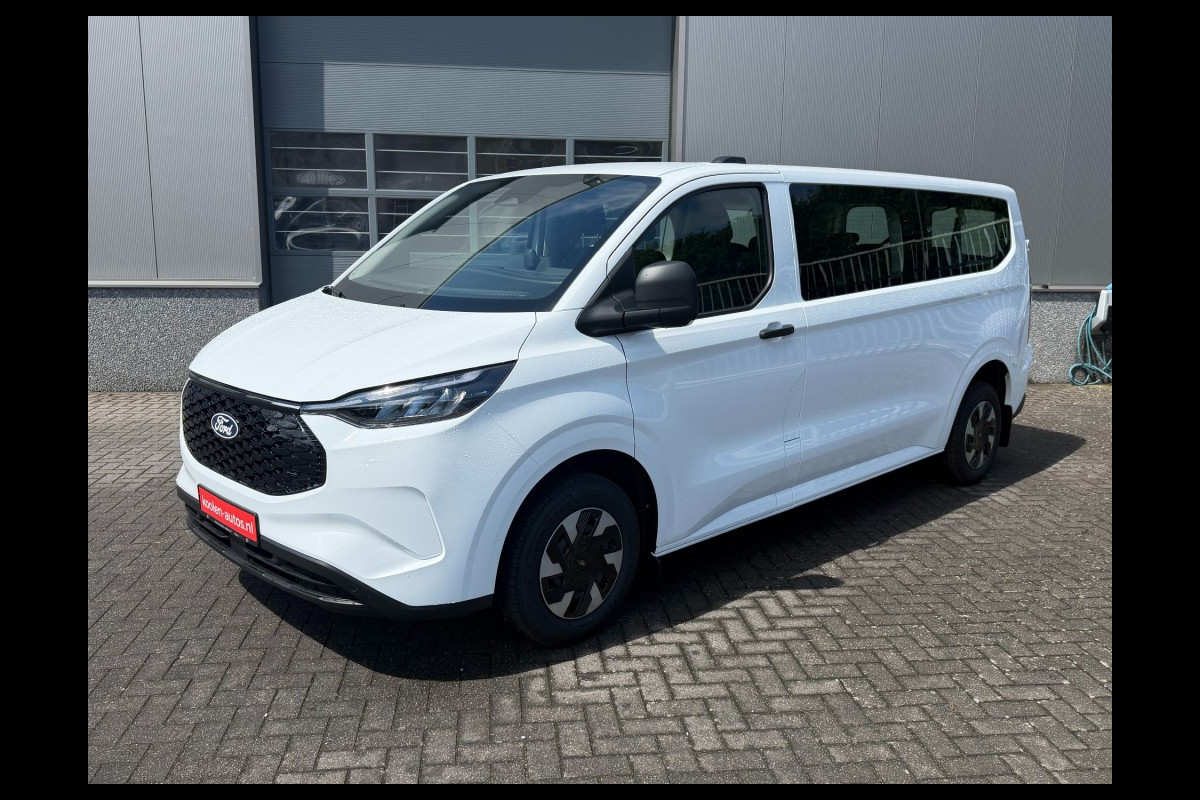 Ford Transit Custom Kombi 9 pers. Vol. elektr. 71 kWh . 340 L2H1 100kW Trend Climate Controle tweede zitrij All Season banden Copy