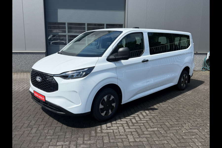 Ford Transit Custom Kombi 9 pers. Vol. elektr. 71 kWh . 340 L2H1 100kW Trend Climate Controle tweede zitrij All Season banden Copy