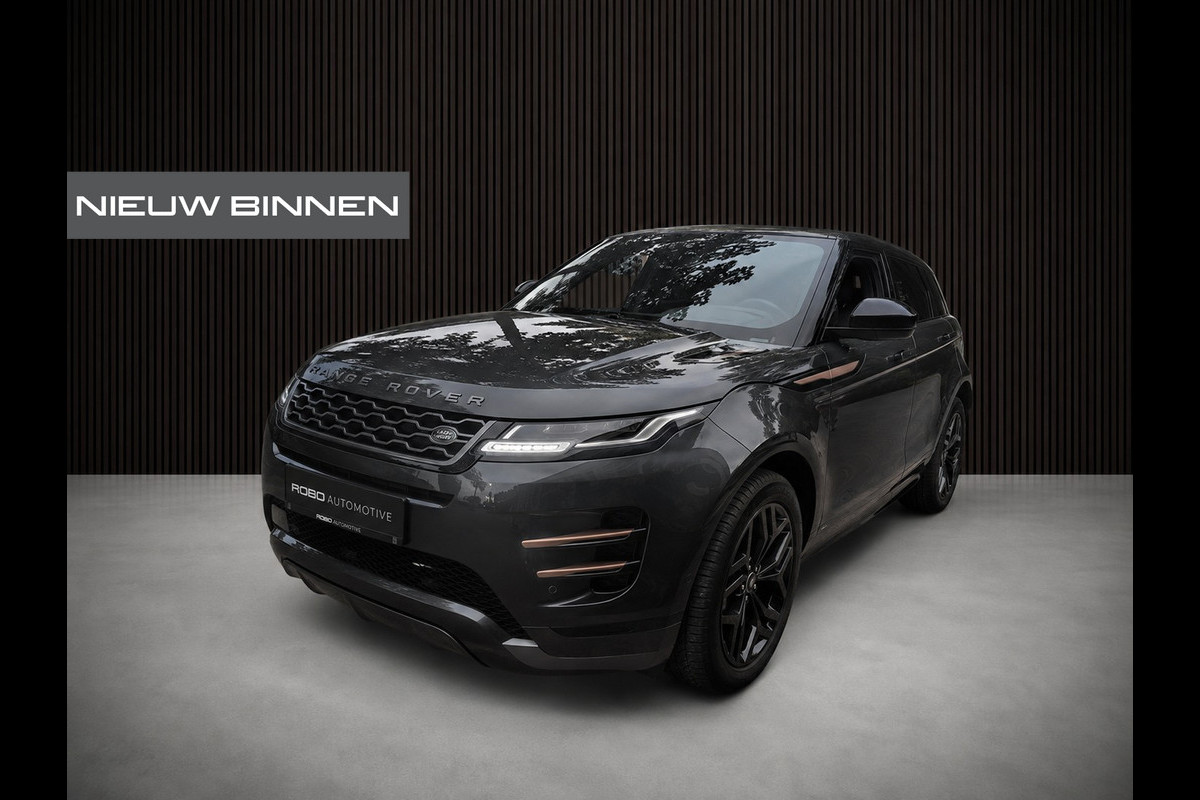 Land Rover Range Rover Evoque 1.5 P300e AWD R-Dynamic SE | Stoelverwarming | Camera | Apple Carplay | Navigatie | Keyless | Dodehoekdetectie | Ambiance Verlichting | Trekhaak | Parkeersensoren | LED |