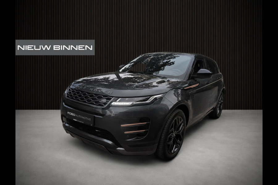 Land Rover Range Rover Evoque 1.5 P300e AWD R-Dynamic SE | Stoelverwarming | Camera | Apple Carplay | Navigatie | Keyless | Dodehoekdetectie | Ambiance Verlichting | Trekhaak | Parkeersensoren | LED |