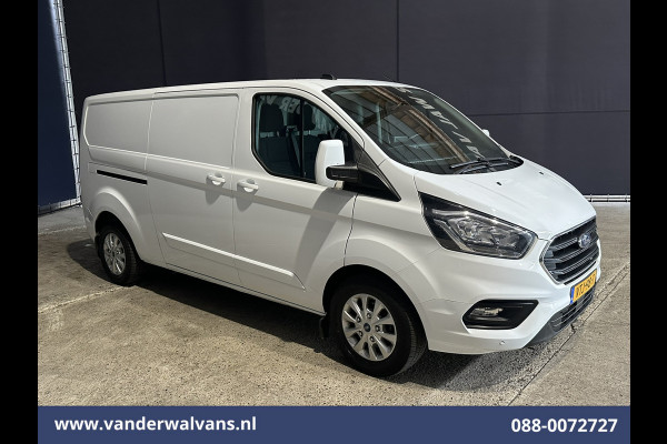 Ford Transit Custom 2.0 TDCI 130pk L2H1 Euro6 Airco | Navigatie | Apple Carplay | LED | Cruisecontrol | 2800kg Trekhaak Android Auto, Verwarmde voorruit, Stoelverwarming, Parkeersensoren, Bijrijdersbank
