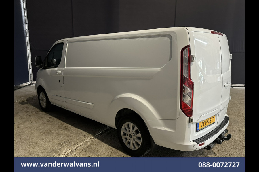 Ford Transit Custom 2.0 TDCI 130pk L2H1 Euro6 Airco | Navigatie | Apple Carplay | LED | Cruisecontrol | 2800kg Trekhaak Android Auto, Verwarmde voorruit, Stoelverwarming, Parkeersensoren, Bijrijdersbank