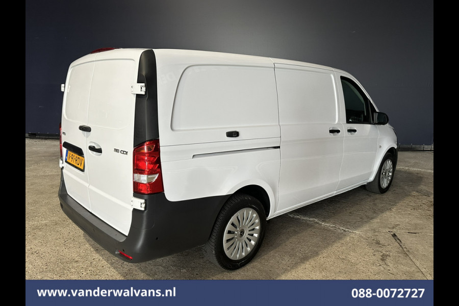 Mercedes-Benz Vito 116 CDI 164pk L2H1 2025 Model Euro6 Airco | Camera | XXL MBUX | Navigatie | Cruisecontrol | Stoelverwarming Parkeersensoren, Bijrijdersbank