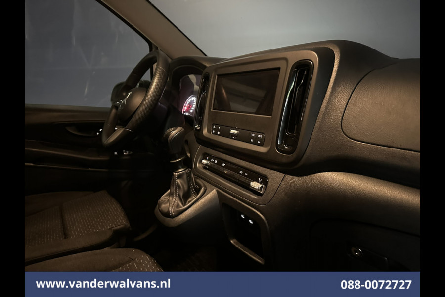 Mercedes-Benz Vito 116 CDI 164pk L2H1 2025 Model Euro6 Airco | Camera | XXL MBUX | Navigatie | Cruisecontrol | Stoelverwarming Parkeersensoren, Bijrijdersbank