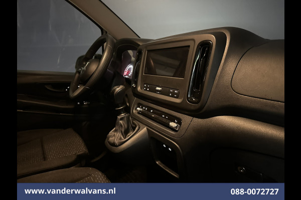 Mercedes-Benz Vito 116 CDI 164pk L2H1 2025 Model Euro6 Airco | Camera | XXL MBUX | Navigatie | Cruisecontrol | Stoelverwarming Parkeersensoren, Bijrijdersbank
