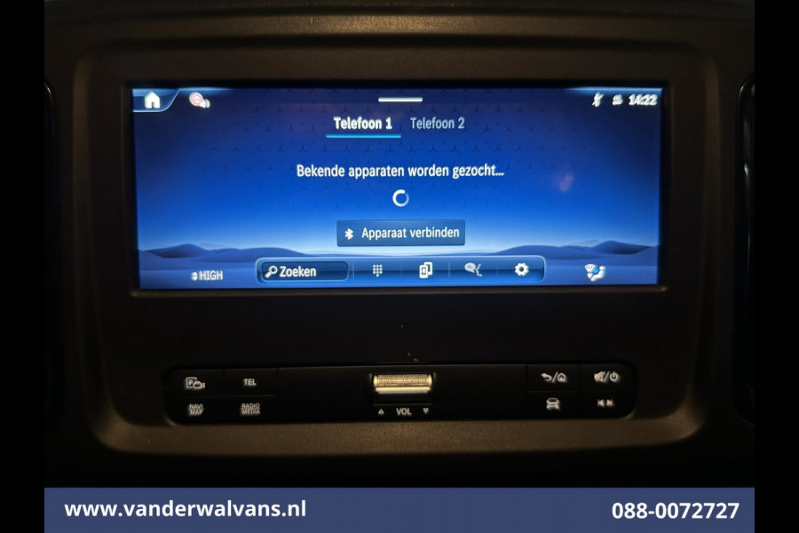 Mercedes-Benz Vito 116 CDI 164pk L2H1 2025 Model Euro6 Airco | Camera | XXL MBUX | Navigatie | Cruisecontrol | Stoelverwarming Parkeersensoren, Bijrijdersbank