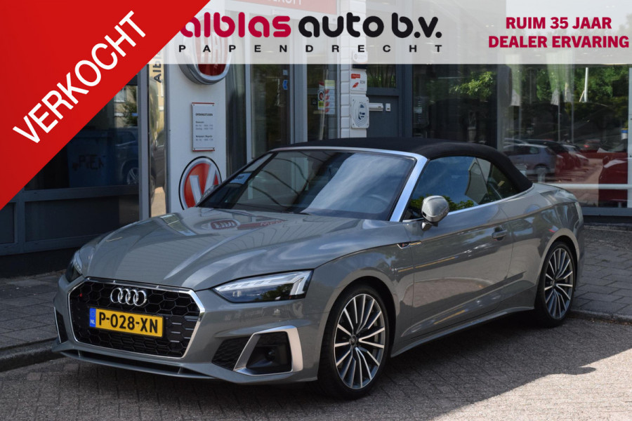 Audi A5 Cabriolet 35 TFSI S edition Compet.|Nekverwarm.|Massage|