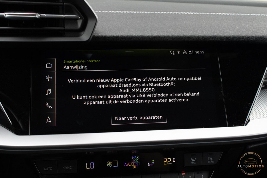 Audi A3 Sportback 40 TFSIe Sline Pano Maxton B&O ACC Parkeerhulp Keyless