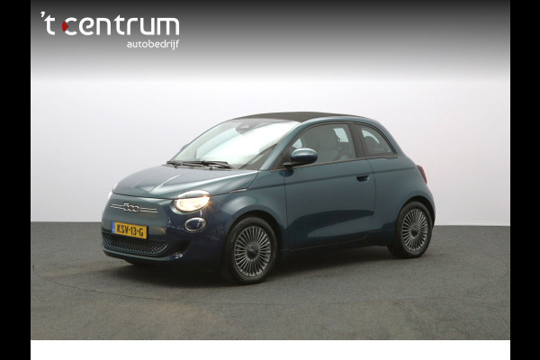 Fiat 500E Cabrio Icon 42 kWh 119 PK, 100 % SOH, Carplay, Memory, Cruise Control
