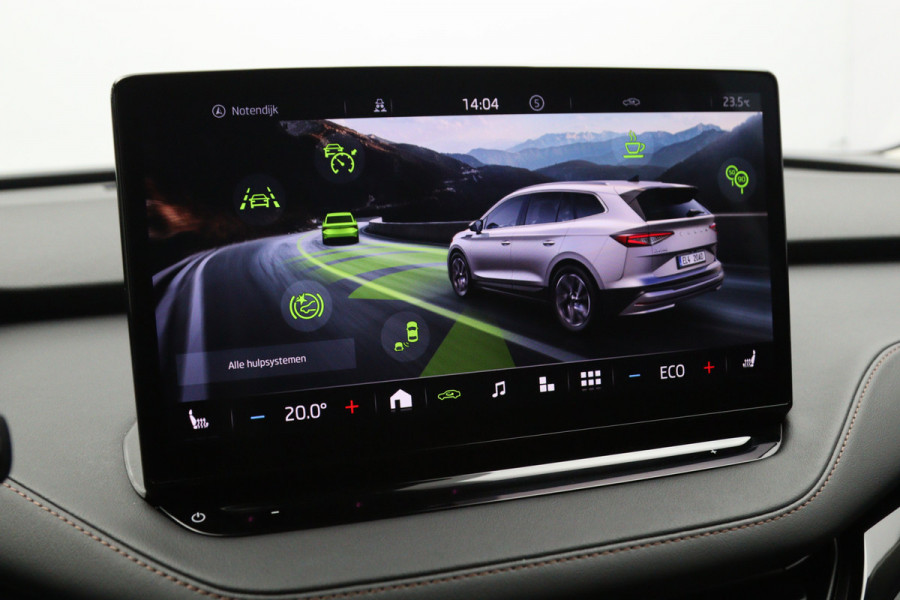 Škoda ENYAQ iV 60 180 PK, Leder, 91 % SOH, Adap. Cruise Control, Stoelverwarming, Stuurverwarming