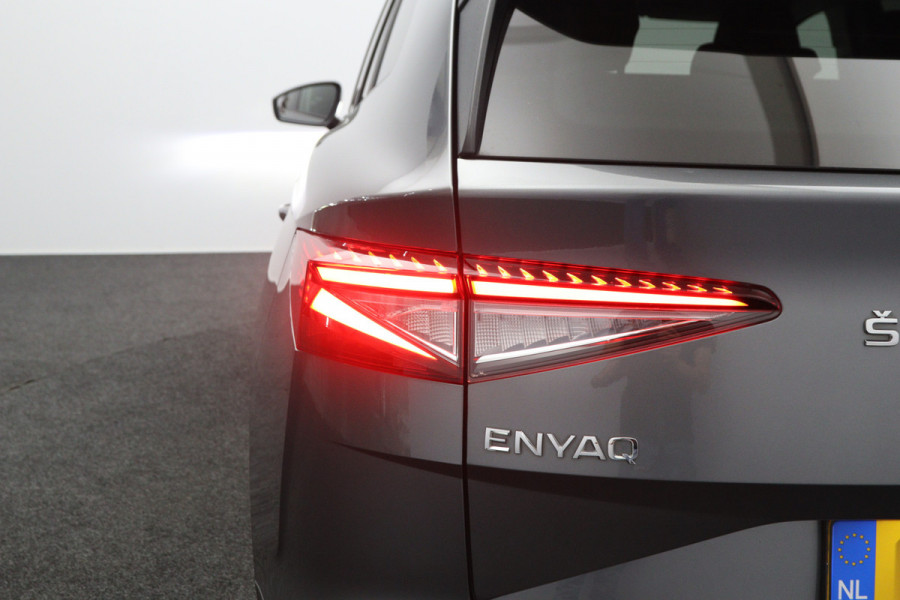 Škoda ENYAQ iV 60 180 PK, Leder, 91 % SOH, Adap. Cruise Control, Stoelverwarming, Stuurverwarming