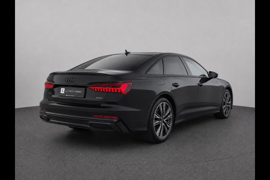 Audi A6 Limousine 55 TFSI e quattro | RS stoelen | Trekhaak | Matrix | 360 | Sfeerverlichting | 20 inch | Carplay | Magnetic Ride