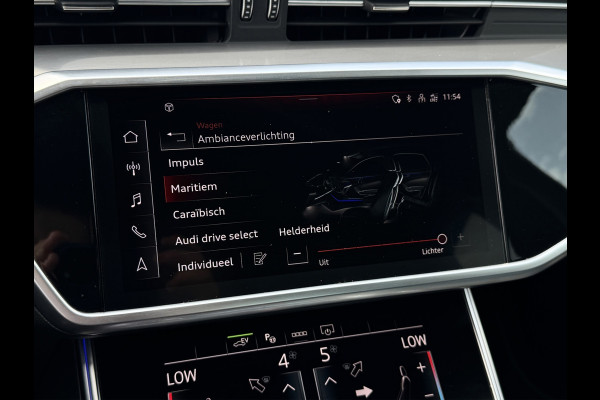 Audi A6 Limousine 55 TFSI e quattro | RS stoelen | Trekhaak | Matrix | 360 | Sfeerverlichting | 20 inch | Carplay | Magnetic Ride