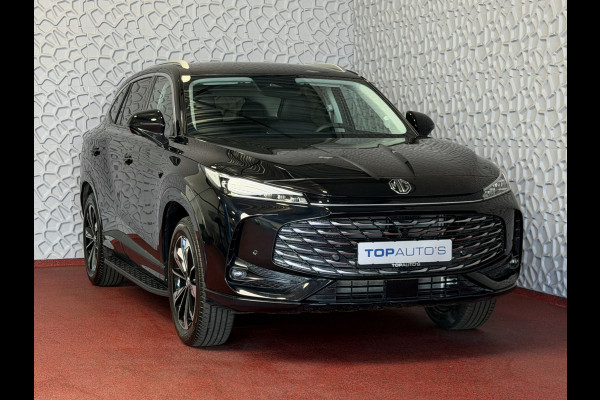 MG MG HS PHEV 1.5 TGDI LUXURY PHEV PLUG-IN HYBRIDE | LEER | 272PK NIEUWE AUTO | >1.000 KM TOTAAL BEREIK | 360° CAMERA | ELEKTRISCHE ACHTERKLEP