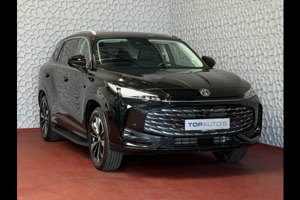 MG MG HS PHEV 1.5 TGDI LUXURY PHEV PLUG-IN HYBRIDE | LEER | 272PK NIEUWE AUTO | >1.000 KM TOTAAL BEREIK | 360° CAMERA | ELEKTRISCHE ACHTERKLEP