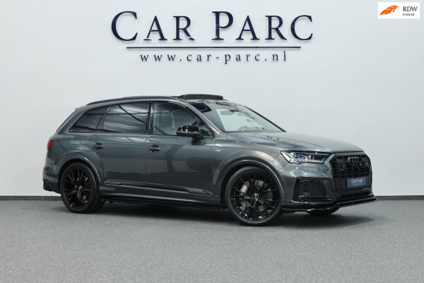 Audi Q7 55 TFSI e quattro 381+PK 3x S-line BTW/MAXTON/B&O/SFEER/PANO/LUCHT/ALCANTARA+S.VERWARMING+MEMORY/22"/ACC/12 MND GARANTIE