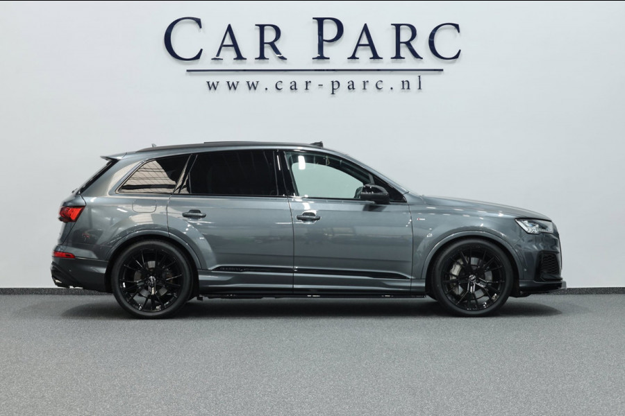 Audi Q7 55 TFSI e quattro 381+PK 3x S-line BTW/MAXTON/B&O/SFEER/PANO/LUCHT/ALCANTARA+S.VERWARMING+MEMORY/22"/ACC/12 MND GARANTIE