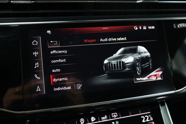 Audi Q7 55 TFSI e quattro 381+PK 3x S-line BTW/MAXTON/B&O/SFEER/PANO/LUCHT/ALCANTARA+S.VERWARMING+MEMORY/22"/ACC/12 MND GARANTIE